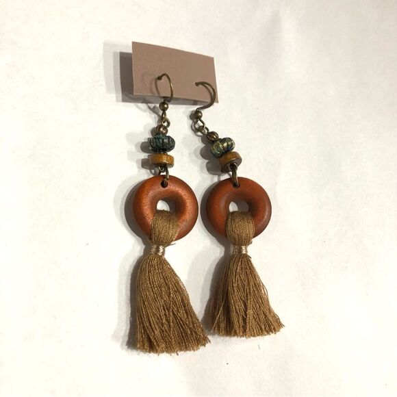 Boho Beaded Earrings (A)52 - Picture 1 of 8